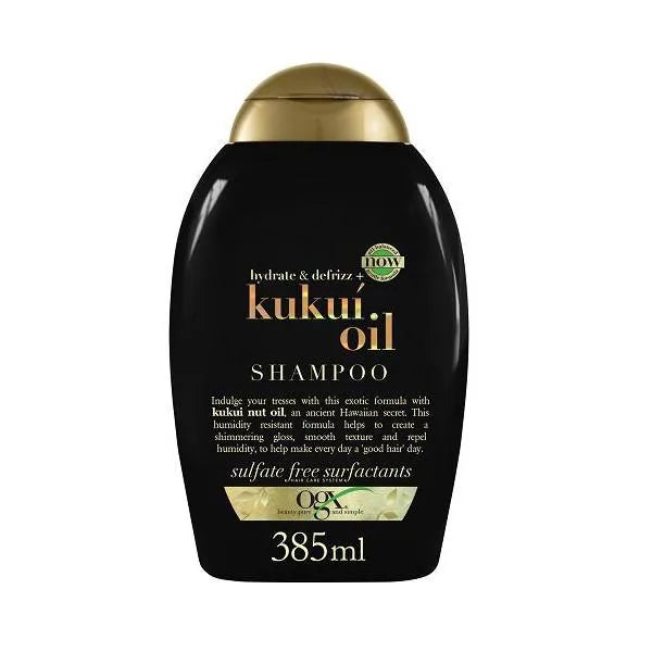 Shampoing anti-frisottis à l'huile de Kukui Ogx 385 ml