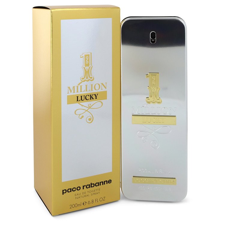 1 Million Lucky by Paco Rabanne - Eau De Toilette Spray 6.8 oz
