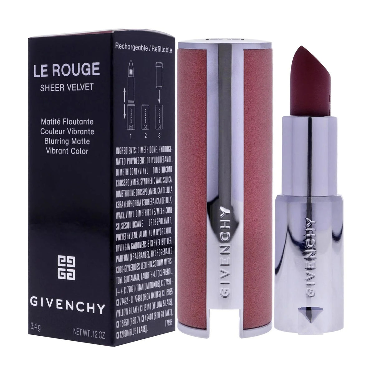 Givenchy Le Rouge Sheer Velvet N 16 Nude Boisé