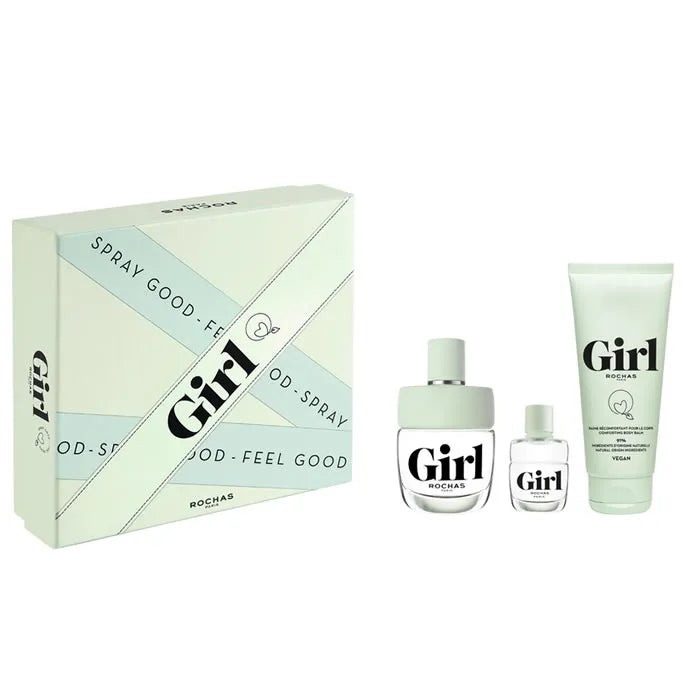 Rochas Girl Eau de Toilette Spray 100 ml 3-teiliges Set
