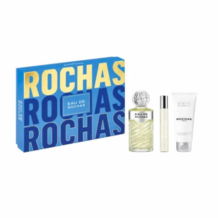 Rochas Eau De Rochas Eau de Toilette Spray 100 ml 3-teiliges Set