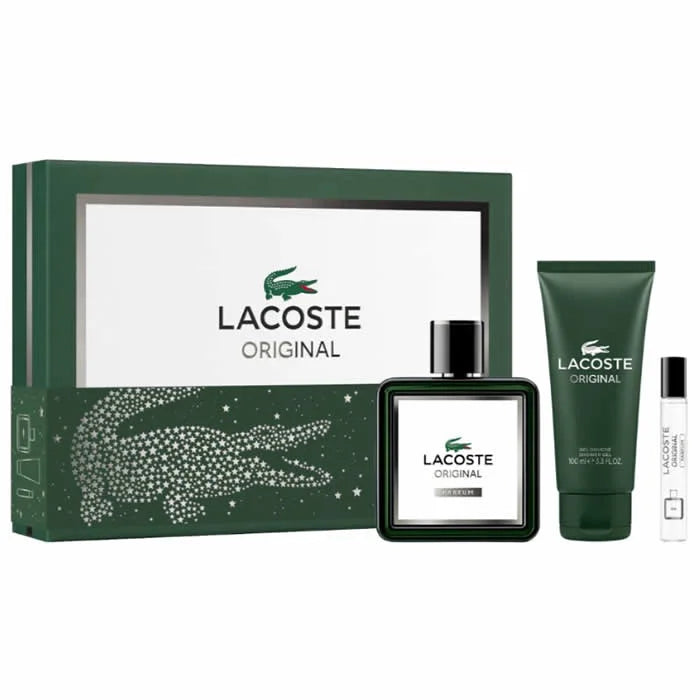 Coffret Lacoste Original Eau de Parfum Vaporisateur 100 ml 3 pièces
