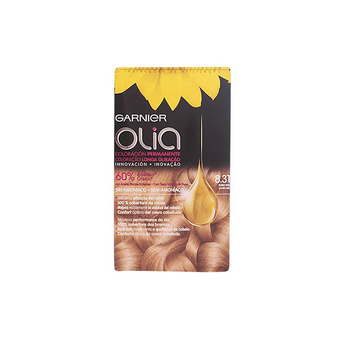 Coloration permanente Garnier Olia 8,31 Blond Miel