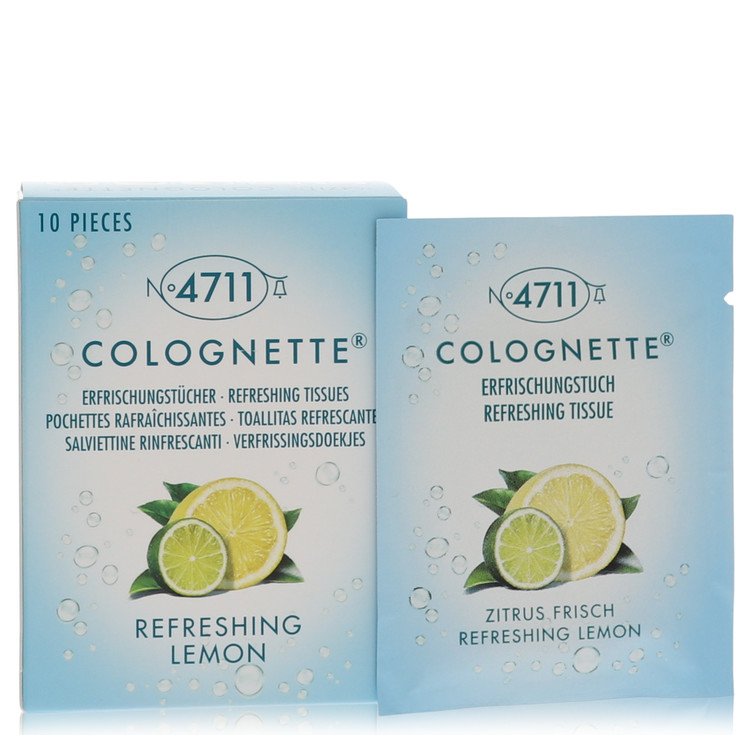 4711 Colognette Refreshing Lemon by 4711 - Box Of 10 Refreshing Tissues --