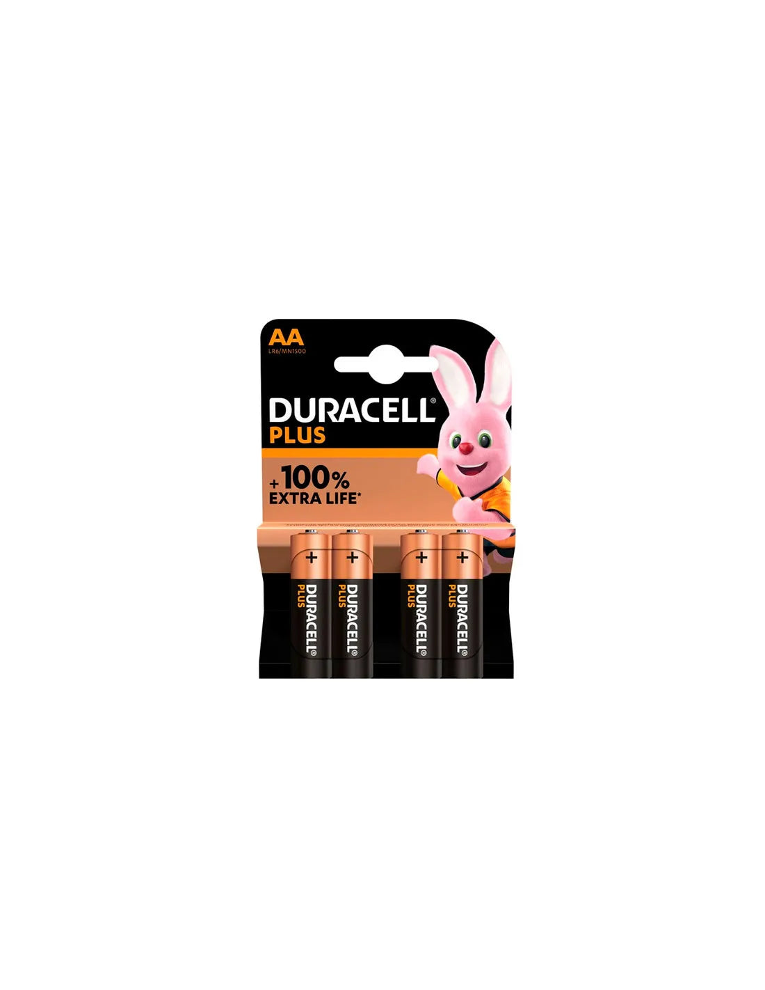 Piles Duracell Plus Power LR06 - Lot de 4