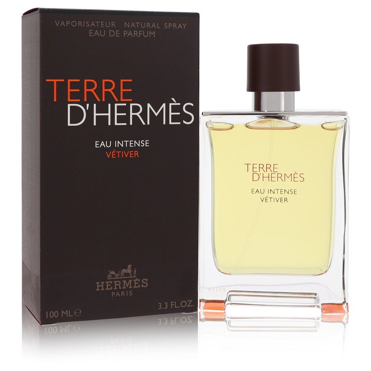 Terre D'hermes Eau Intense Vetiver by Hermes - Eau De Parfum Spray .5 oz