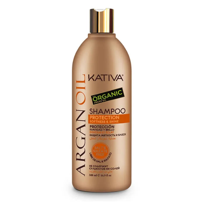 Kativa Shampooing Huile d'Argan Protection Douceur & Brillance 500ml