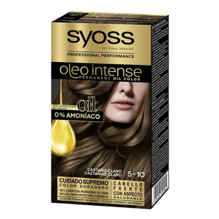 Syoss Oleo Intense Coloration Permanente 5-10 Châtain Clair