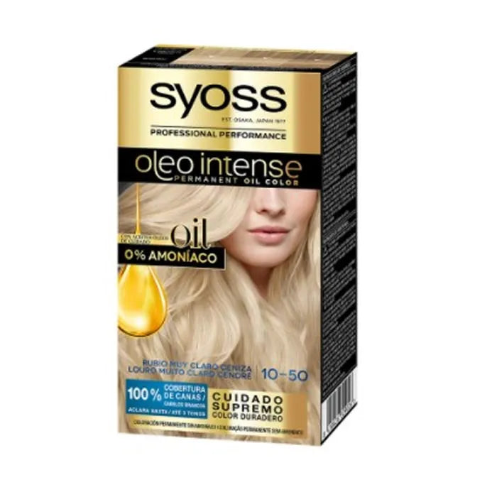 Syoss Oleo Intense Dauerhafte Coloration 10-50 Helles Aschblond