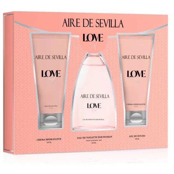 Instituto Español Aire De Sevilla Love Edt Spray 150ml 3-tlg. Set