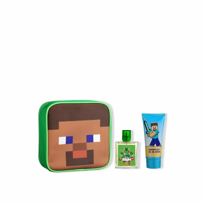 Cartoon Minecraft Eau de Toilette Spray 50 ml, 3-teiliges Set