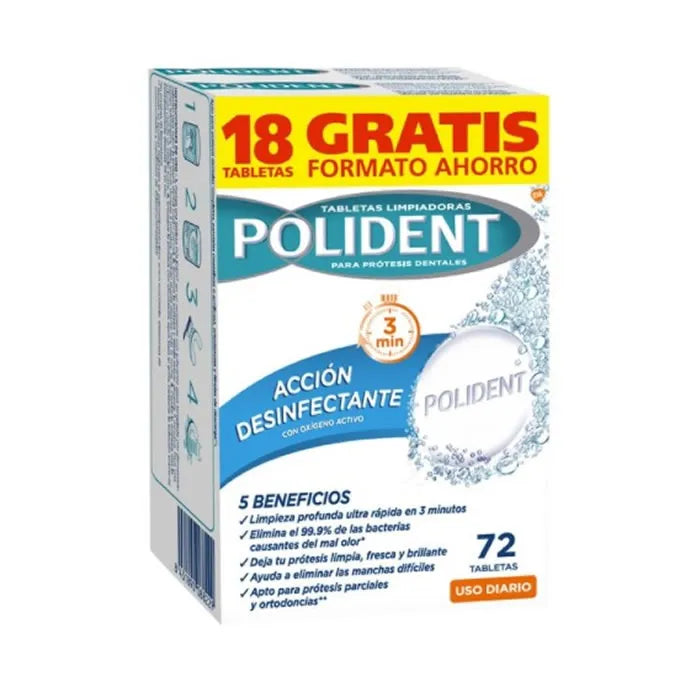Polident Reinigungstabletten 72 Stück