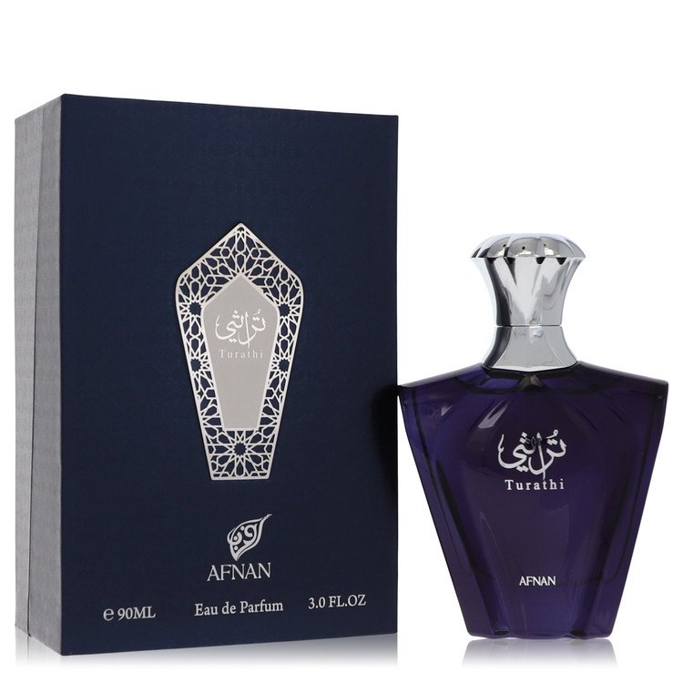 Afnan Turathi Blue by Afnan - Eau De Parfum Spray 3 oz