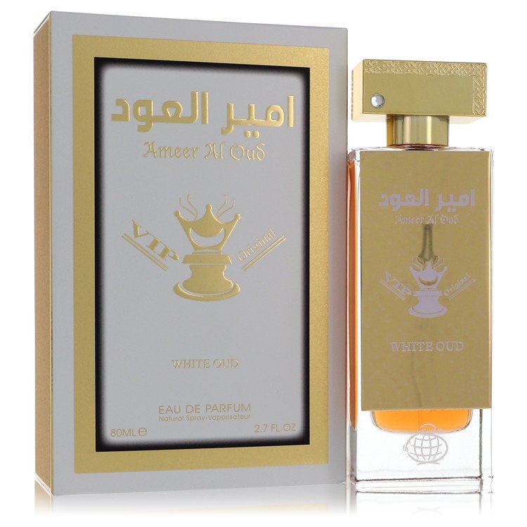 Ameer Al Oud Vip Original White Oud by Fragrance World - Eau De Parfum Spray (Unisex) 2.7 oz