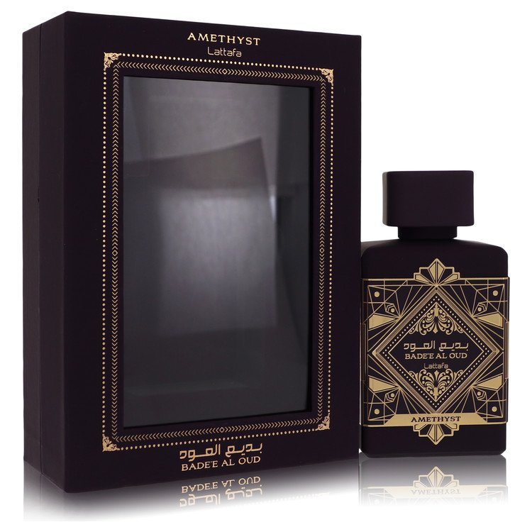 Lattafa Badee Al Oud Amethyst by Lattafa - Eau De Parfum Spray (Unisex) 3.4 oz