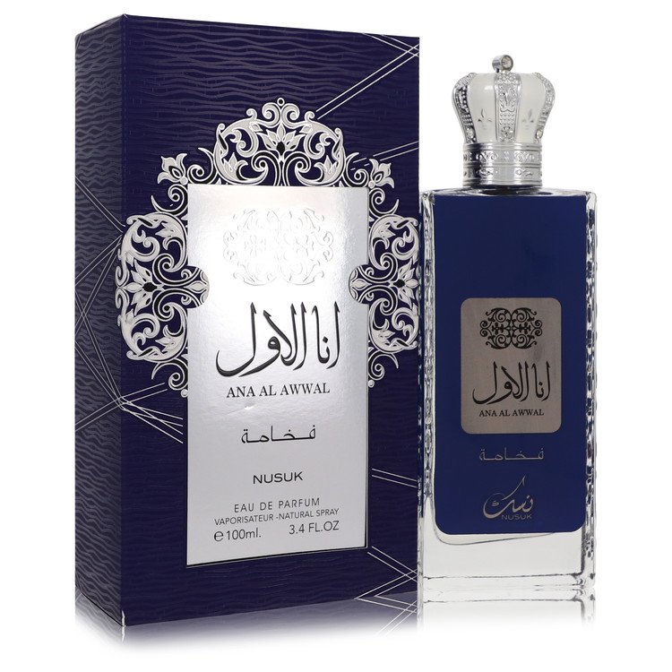 Ana Al Awwal Blue by Nusuk - Eau De Parfum Spray 3.4 oz