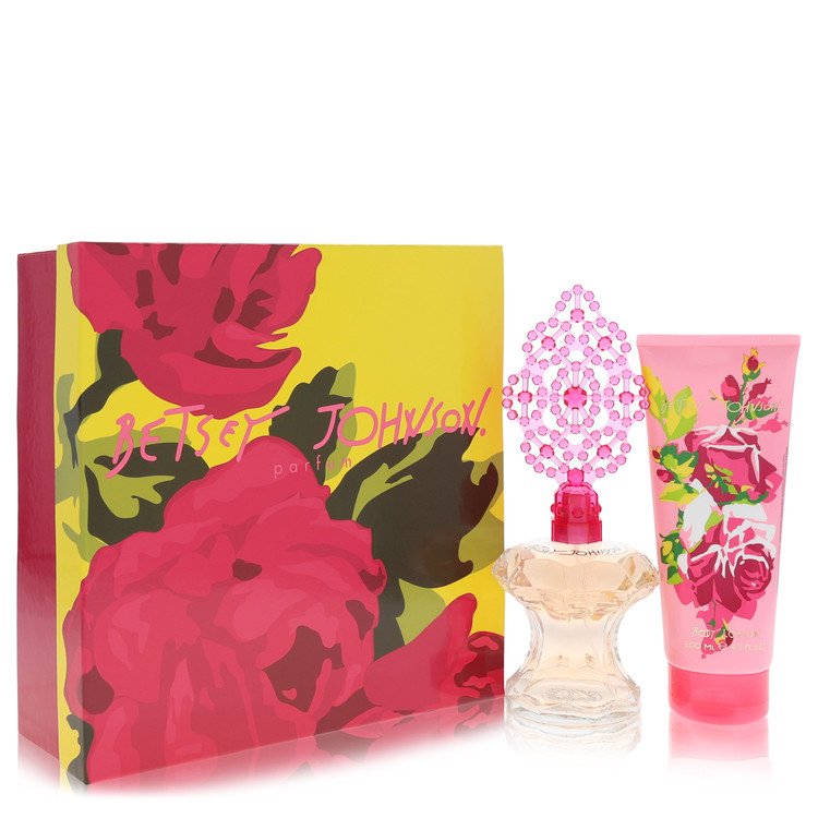 Betsey Johnson by Betsey Johnson - Gift Set -- 3.4 oz Eau De Parfum Spray + 6.7 oz Body Lotion