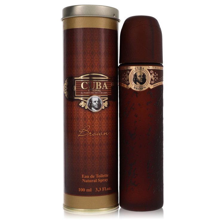 CUBA Brown by Fragluxe - Eau De Toilette Spray 1.17 oz