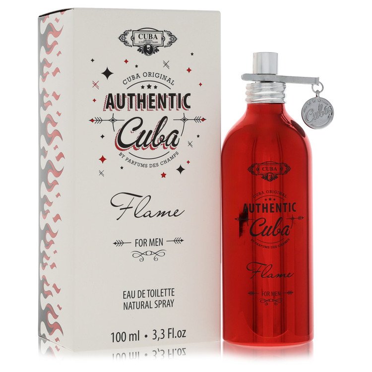 Cuba Authentic Flame by Fragluxe - Eau De Toilette Spray 3.3 oz
