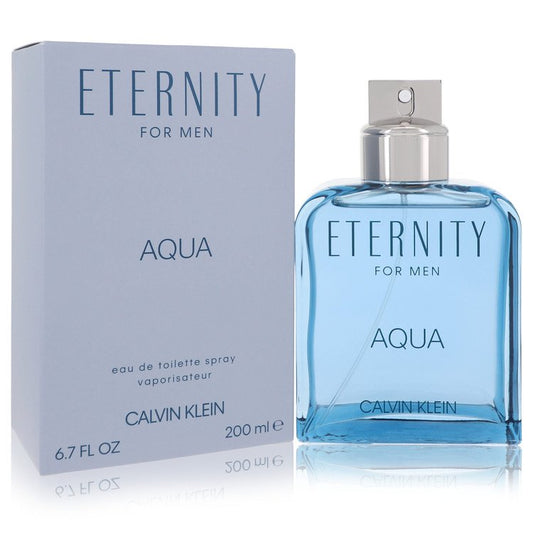 Eternity Aqua by Calvin Klein - Eau De Toilette Spray 3.4 oz