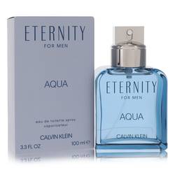 Eternity Aqua by Calvin Klein - Eau De Toilette Spray 3.4 oz
