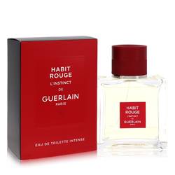 Habit Rouge L'instinct by Guerlain - Eau De Toilette Intense Spray 1.6 oz