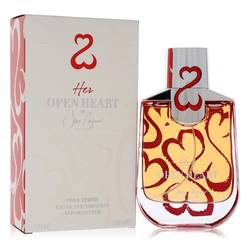 Her Open Heart by Jane Seymour - Eau De Parfum Spray with Free Jewelry Roll 3.4 oz
