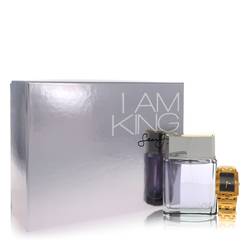 I Am King by Sean John - Gift Set -- 3.4 oz Eau De Toilette Spray + Watch
