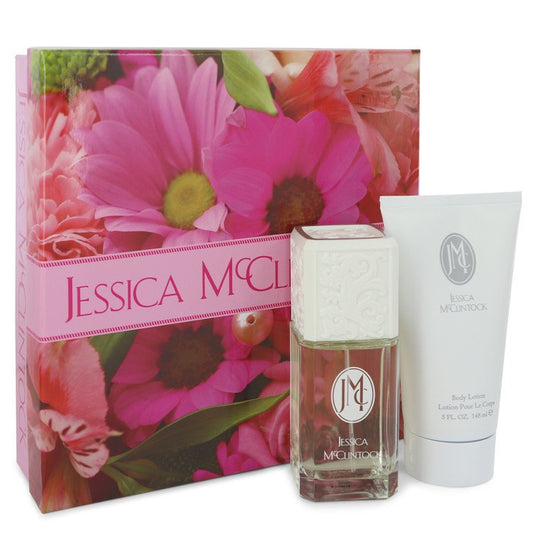 JESSICA Mc CLINTOCK by Jessica McClintock - Gift Set -- 3.4 oz Eau De Parfum Spray + 5 oz Body Lotion