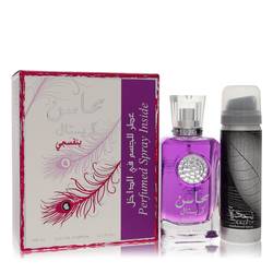Lattafa Mahasin Crystal Violet by Lattafa - Eau De Parfum Spray with 1.7 oz Deodorant Spray 3.4 oz
