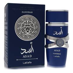 Lattafa Asad Zanzibar by Lattafa - Eau De Parfum Spray 3.4 oz