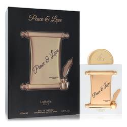 Lattafa Peace & Love by Lattafa - Eau De Parfum Spray (Unisex) 3.4 oz