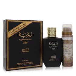 Lattafa Raghba Man by Lattafa - Eau De Parfum Spray plus 1.7 oz Deodorant Spray 3.4 oz
