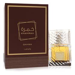 Lattafa Khamrah Qahwa by Lattafa - Eau De Parfum Spray (Unisex) 3.4 oz