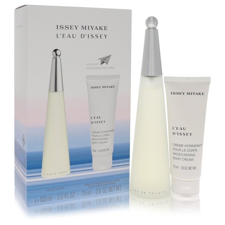 L'EAU D'ISSEY (issey Miyake) by Issey Miyake - Gift Set -- 3.3 oz Eau DeToilette Spray + 2.6 oz Body Cream