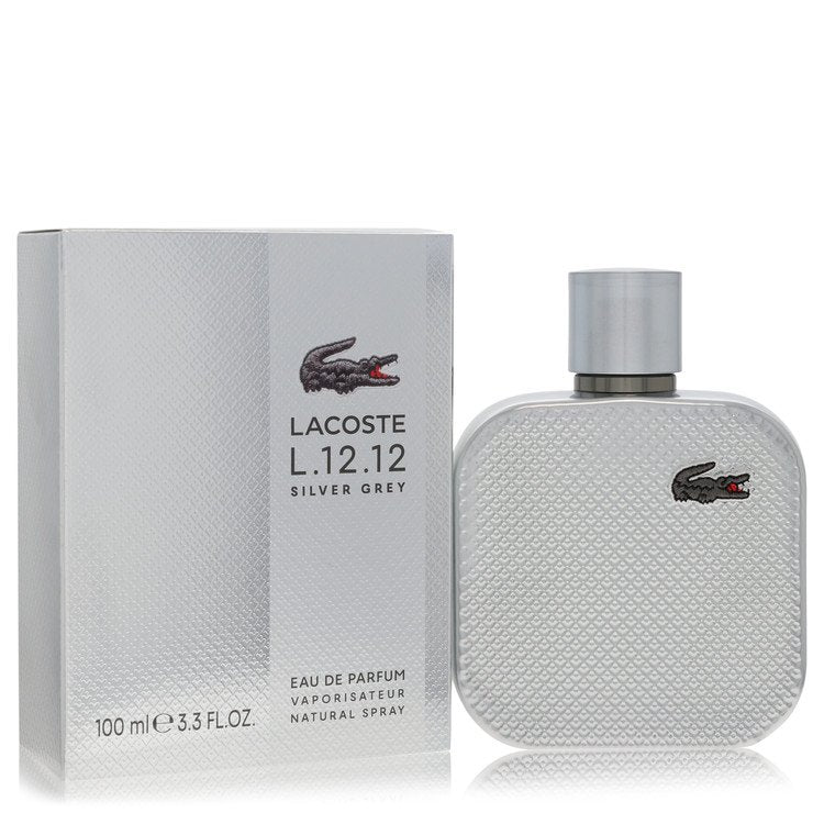 Lacoste Eau De Lacoste L.12.12 Silver Grey by Lacoste - Eau De Parfum Spray 3.3 oz