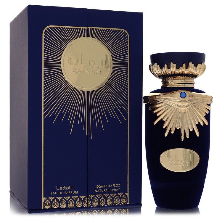 Lattafa Emaan by Lattafa - Eau De Parfum Spray (Unisex) 3.4 oz