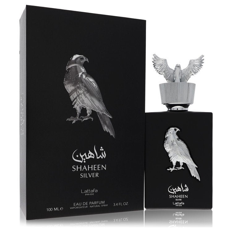 Lattafa Pride Shaheen Silver by Lattafa - Eau De Parfum Spray (Unisex) 3.4 oz