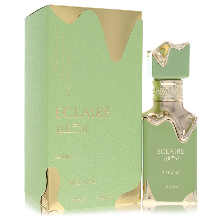 Lattafa Eclaire Pistache by Lattafa - Eau De Parfum Spray (Unisex) 3.4 oz