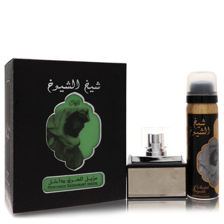 Lattfa Sheikh Al Shuyukh by Lattafa - Eau De Parfum Spray With 1.7 oz Deodorant Spray 1.7 oz