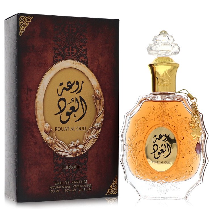Lattafa Rouat Al Oud by Lattafa - Eau De Parfum Spray (Unisex) 3.4 oz