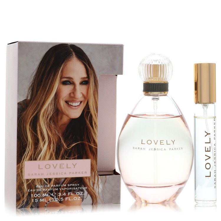 Lovely by Sarah Jessica Parker - Eau De Parfum Spray + 1/2 oz Travel EDP Spray 3.4 oz