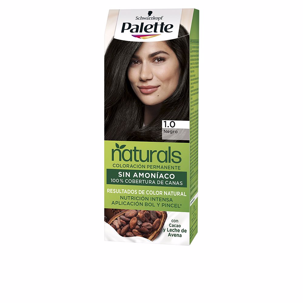 NATURAL PALETTE dye #1.0-black 1 u