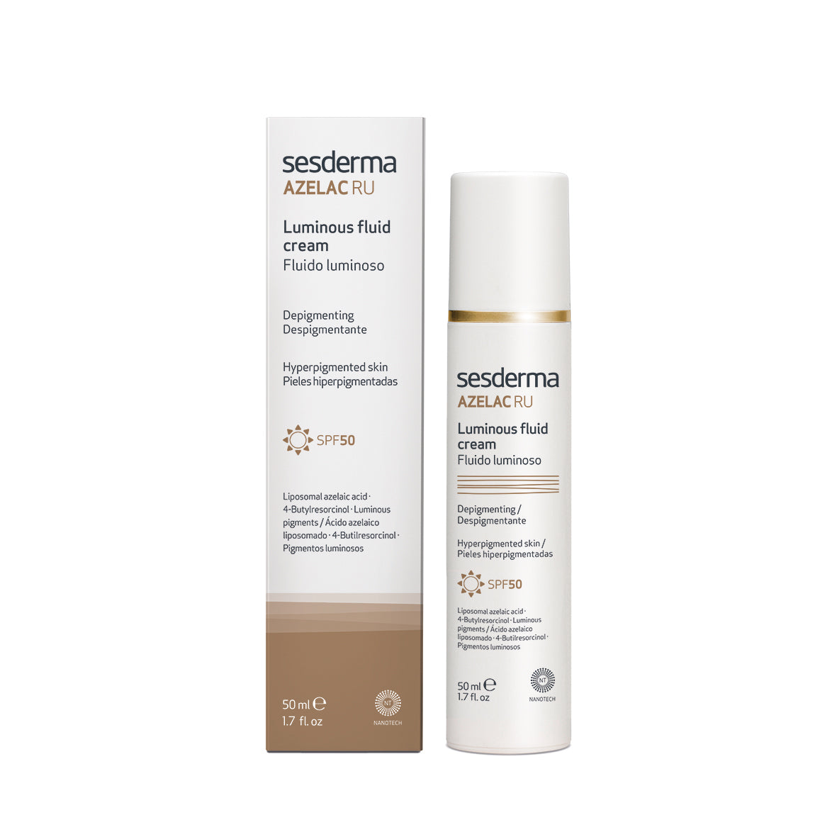 AZELAC RU luminous fluid SPF50 50 ml