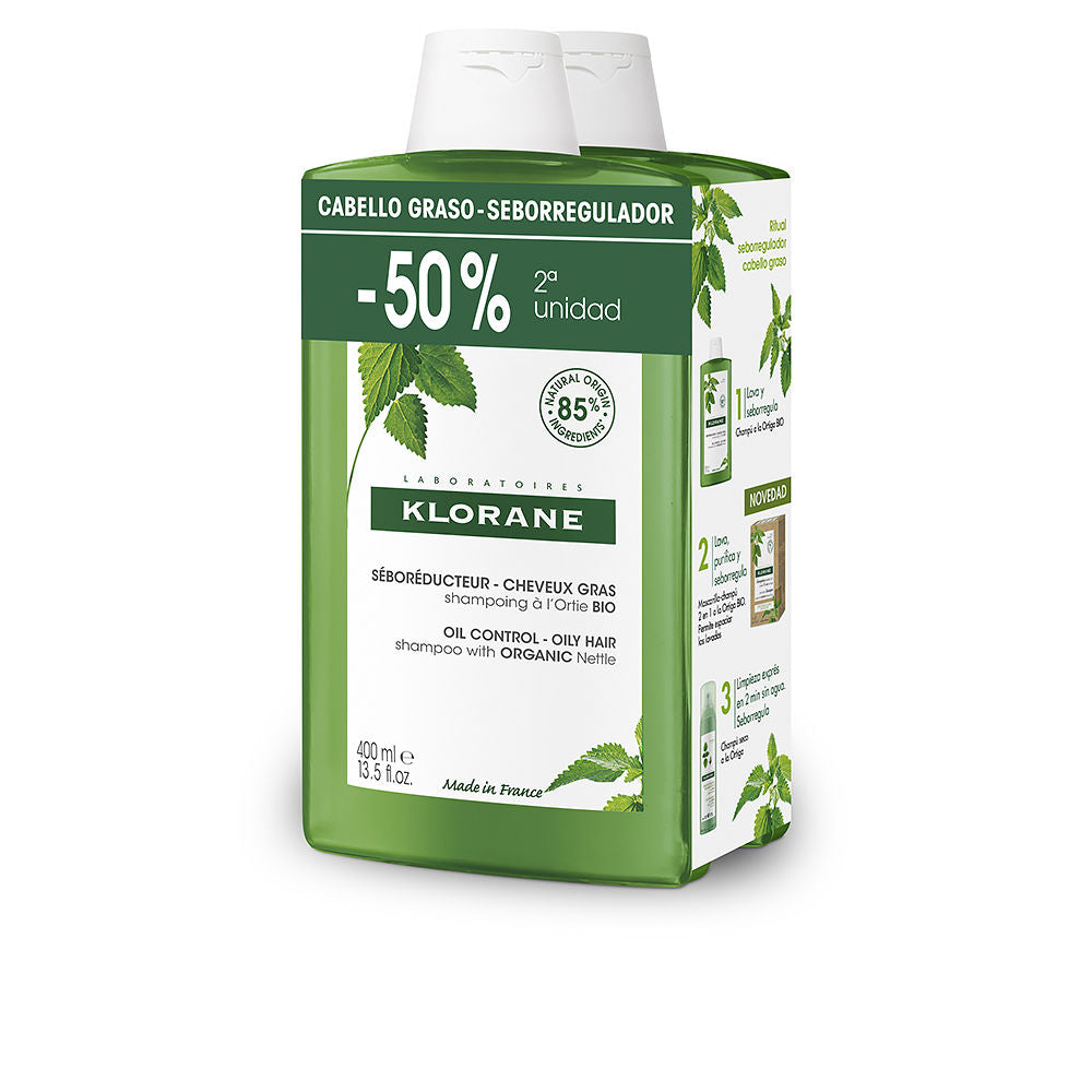 A LA ORTIGA BIO champú seborregulador cabello graso 2 x