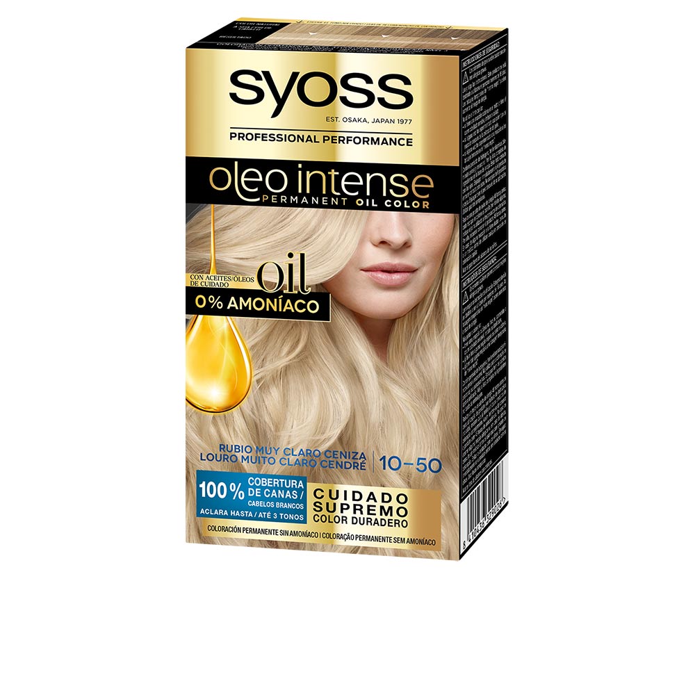 OLEO INTENSE ammonia-free hair color #10.50 - light ash blonde 5 pcs