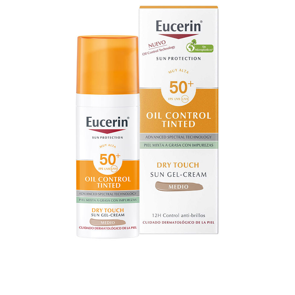 SUN PROTECTION oil dry touch gel-cream color SPF50+ #medium 50 ml