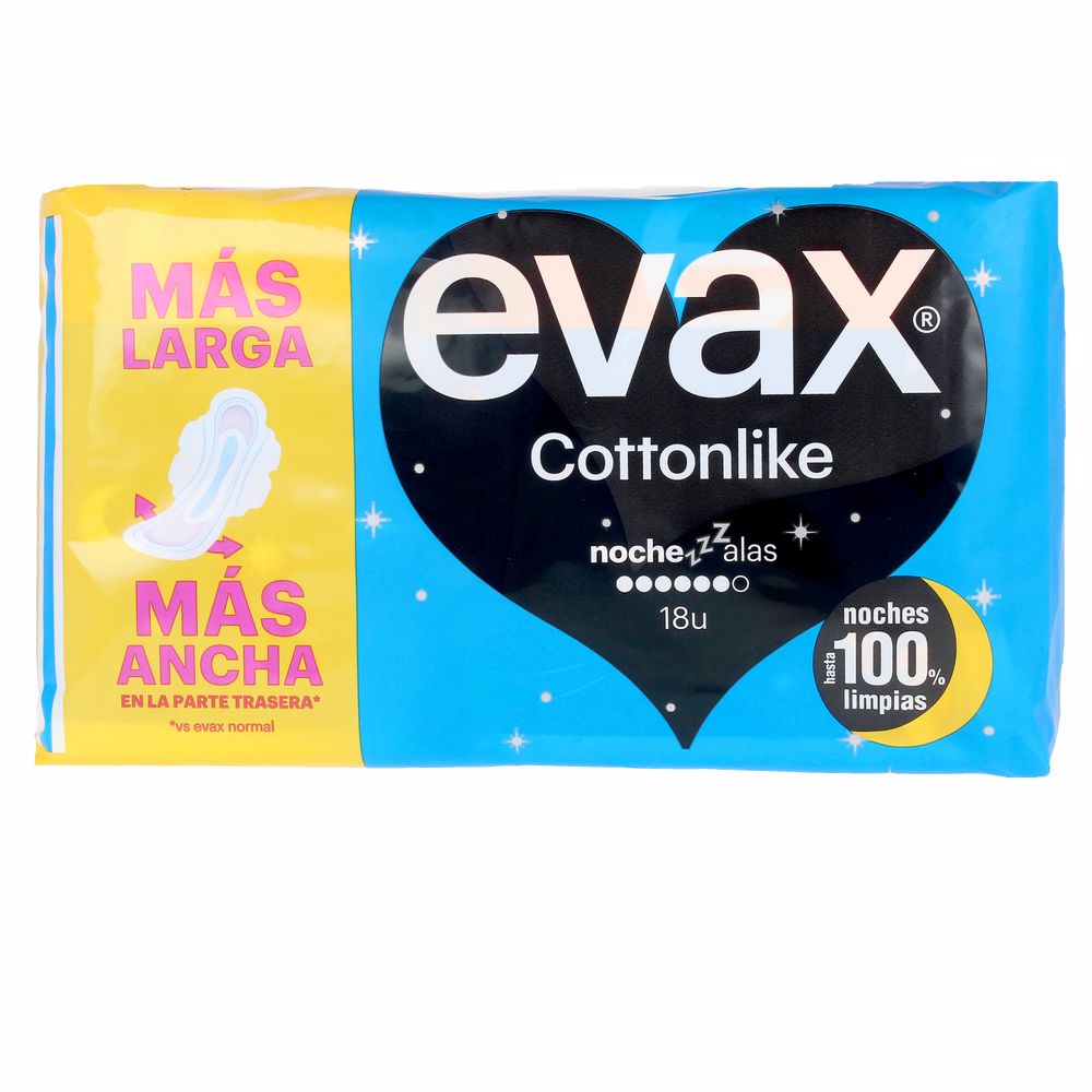 EVAX COTTONLIKE night pads wings 18 u