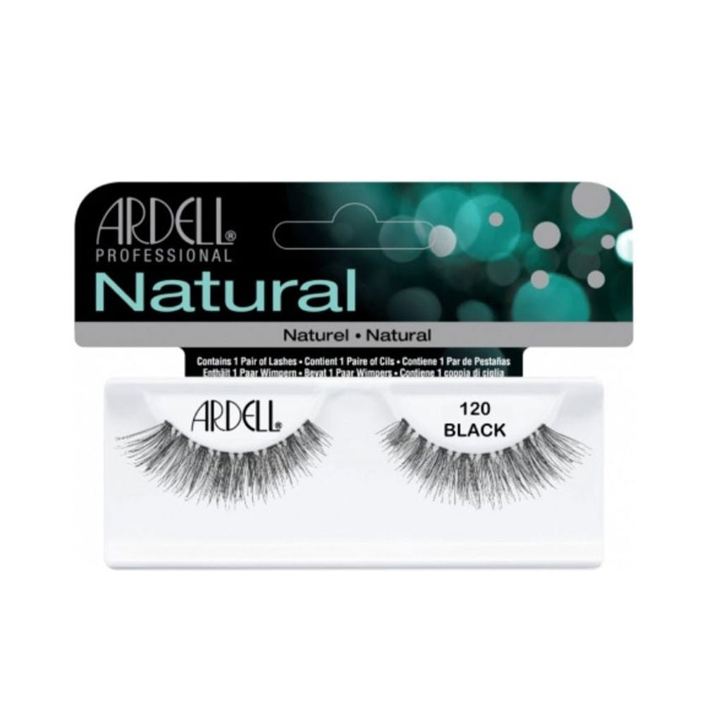 NATURAL eyelashes pocket pack #120-demi black 5 ml