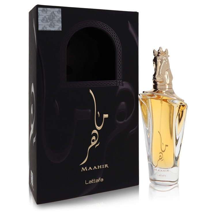Lattafa Maahir by Lattafa - Eau De Parfum Spray (Unisex) 3.4 oz